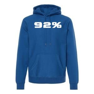 92 Percent Black Women Voting Power Premium Hoodie