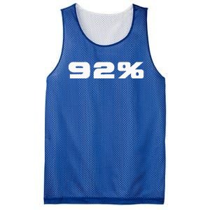 92 Percent Black Women Voting Power Mesh Reversible Basketball Jersey Tank