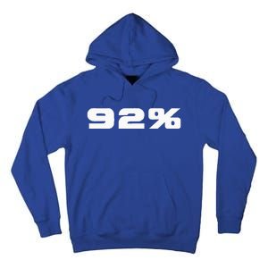 92 Percent Black Women Voting Power Tall Hoodie