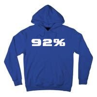 92 Percent Black Women Voting Power Tall Hoodie