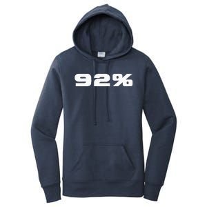 92 Percent Black Women Voting Power Women's Pullover Hoodie