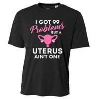 99 Problems But A Uterus Ain't One Hysterectomy Surgery Cooling Performance Crew T-Shirt