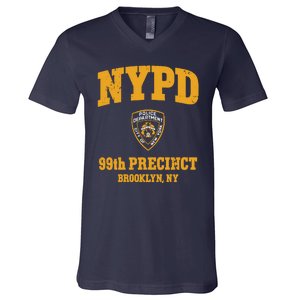 99th Precinct Brooklyn, NY V-Neck T-Shirt