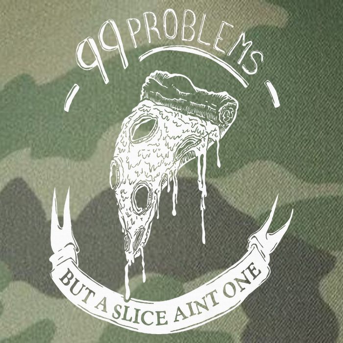 99 Problems But A Slice Ain't One Legacy Tie Dye Trucker Hat
