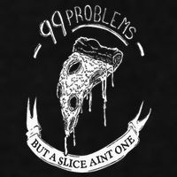 99 Problems But A Slice Ain't One Ladies PosiCharge Tri-Blend Wicking Tank