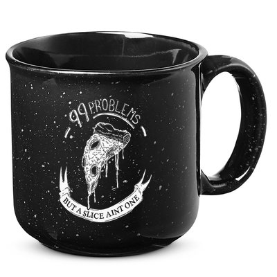 99 Problems But A Slice Ain't One 15oz Campfire Ceramic Mug