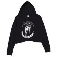 99 Problems But A Slice Ain't One Crop Fleece Hoodie