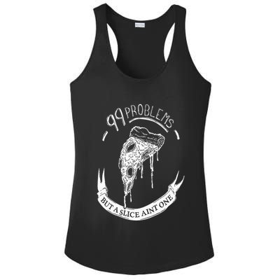 99 Problems But A Slice Ain't One Ladies PosiCharge Competitor Racerback Tank