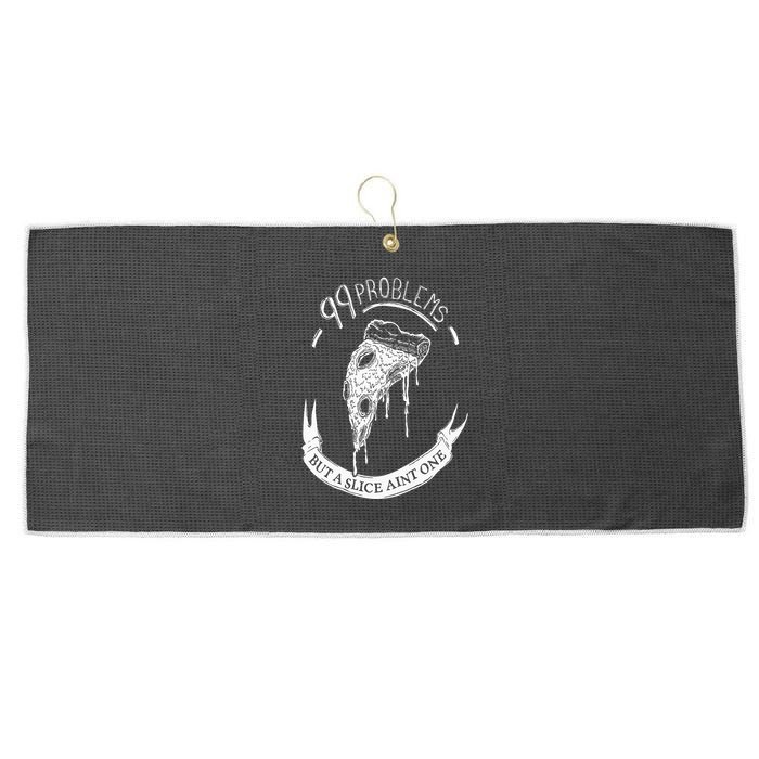 99 Problems But A Slice Ain't One Large Microfiber Waffle Golf Towel