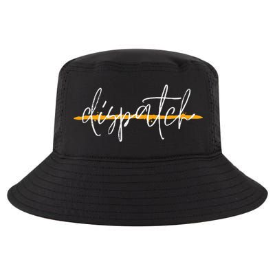 911 Police Dispatcher Thin Gold Line Sheriff Dispatch Life Cool Comfort Performance Bucket Hat