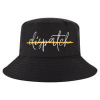 911 Police Dispatcher Thin Gold Line Sheriff Dispatch Life Cool Comfort Performance Bucket Hat