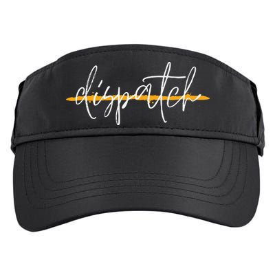 911 Police Dispatcher Thin Gold Line Sheriff Dispatch Life Adult Drive Performance Visor