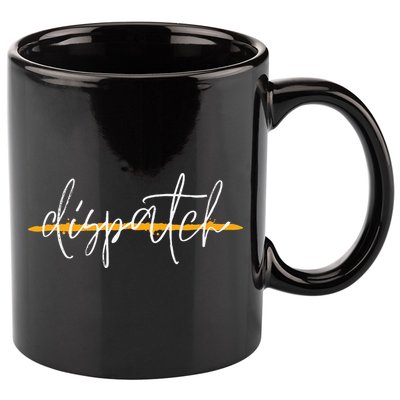 911 Police Dispatcher Thin Gold Line Sheriff Dispatch Life 11oz C Handle Ceramic Mug