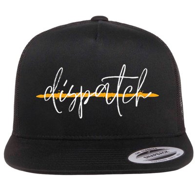 911 Police Dispatcher Thin Gold Line Sheriff Dispatch Life Flatbill Hat