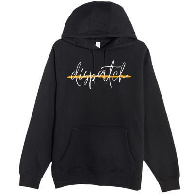 911 Police Dispatcher Thin Gold Line Sheriff Dispatch Life Premium Pullover Hoodie