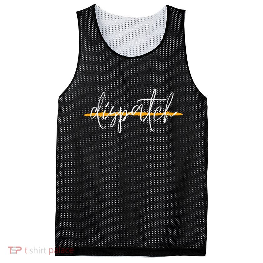 911 Police Dispatcher Thin Gold Line Sheriff Dispatch Life Mesh Reversible Basketball Jersey Tank
