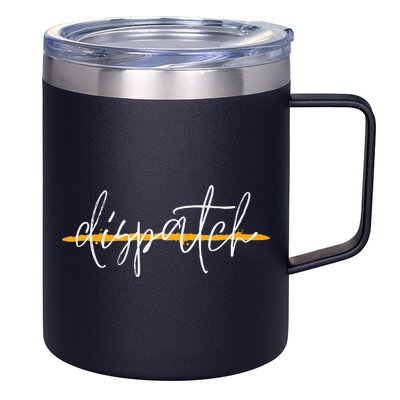 911 Police Dispatcher Thin Gold Line Sheriff Dispatch Life 12oz Stainless Steel Coffee Mug