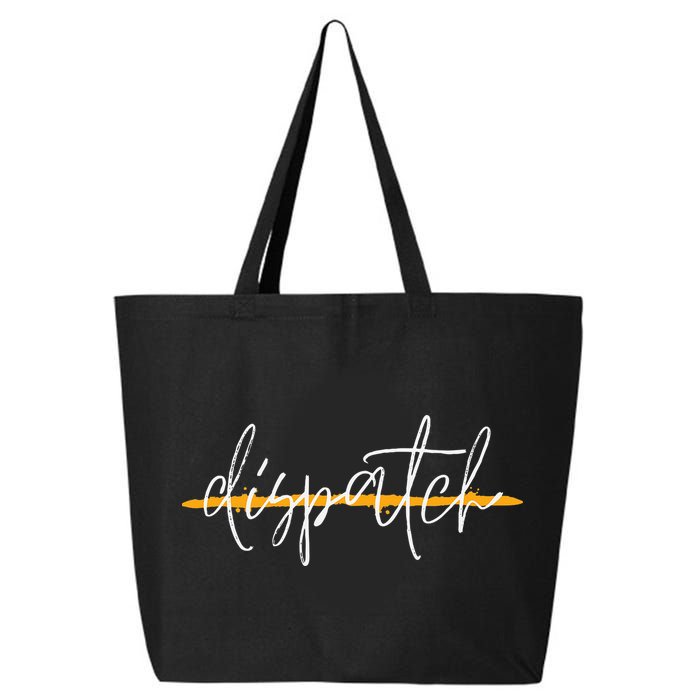 911 Police Dispatcher Thin Gold Line Sheriff Dispatch Life 25L Jumbo Tote