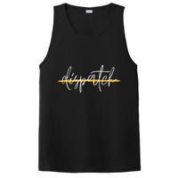 911 Police Dispatcher Thin Gold Line Sheriff Dispatch Life PosiCharge Competitor Tank