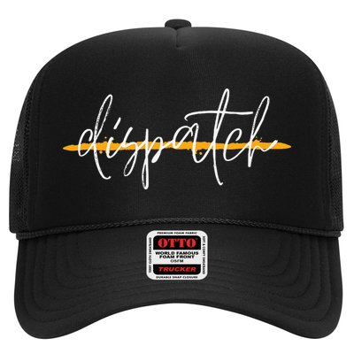 911 Police Dispatcher Thin Gold Line Sheriff Dispatch Life Trucker Hat