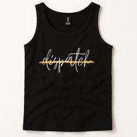 911 Police Dispatcher Thin Gold Line Sheriff Dispatch Life Tank Top