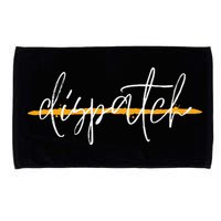 911 Police Dispatcher Thin Gold Line Sheriff Dispatch Life Microfiber Hand Towel