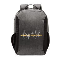 911 Police Dispatcher Thin Gold Line Sheriff Dispatch Life Vector Backpack