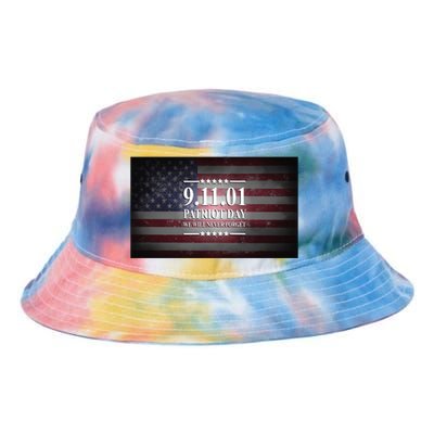 9.11.01 Patriot Day 20th Anniversary Tie Dye Newport Bucket Hat