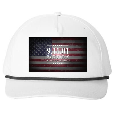 9.11.01 Patriot Day 20th Anniversary Snapback Five-Panel Rope Hat