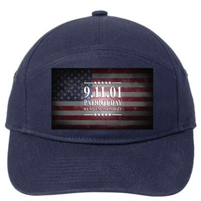 9.11.01 Patriot Day 20th Anniversary 7-Panel Snapback Hat