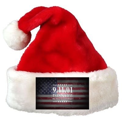 9.11.01 Patriot Day 20th Anniversary Premium Christmas Santa Hat