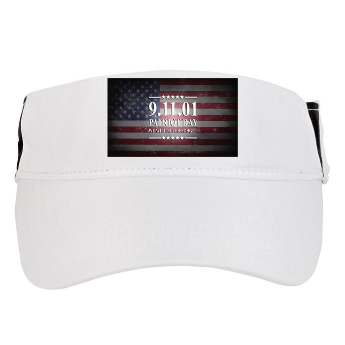 9.11.01 Patriot Day 20th Anniversary Adult Drive Performance Visor