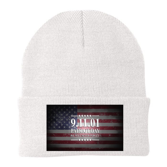 9.11.01 Patriot Day 20th Anniversary Knit Cap Winter Beanie