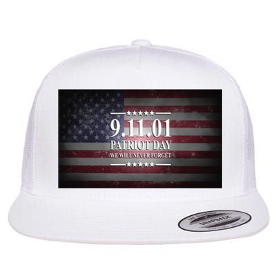 9.11.01 Patriot Day 20th Anniversary Flat Bill Trucker Hat