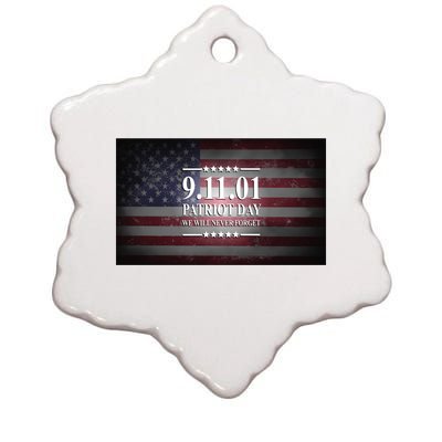 9.11.01 Patriot Day 20th Anniversary Ceramic Star Ornament