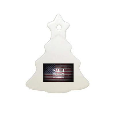 9.11.01 Patriot Day 20th Anniversary Ceramic Tree Ornament