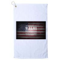 9.11.01 Patriot Day 20th Anniversary Platinum Collection Golf Towel