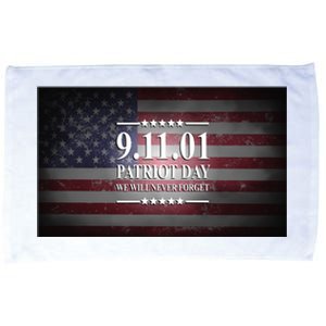 9.11.01 Patriot Day 20th Anniversary Microfiber Hand Towel