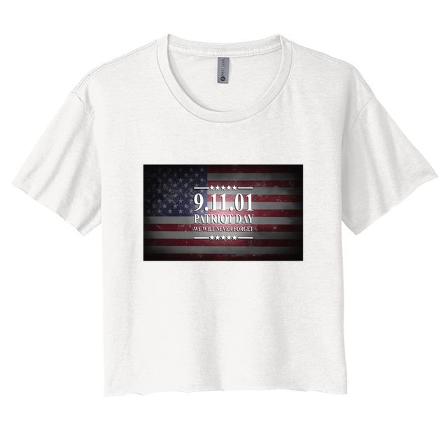 9.11.01 Patriot Day 20th Anniversary Crop Top