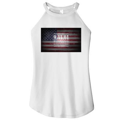 9.11.01 Patriot Day 20th Anniversary Women’s Perfect Tri Rocker Tank