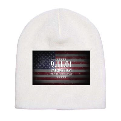 9.11.01 Patriot Day 20th Anniversary Short Acrylic Beanie