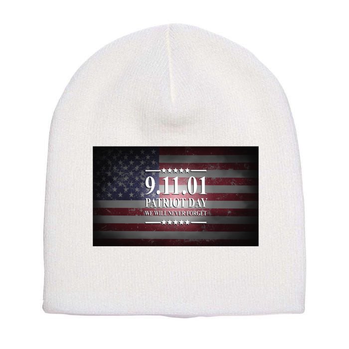 9.11.01 Patriot Day 20th Anniversary Short Acrylic Beanie