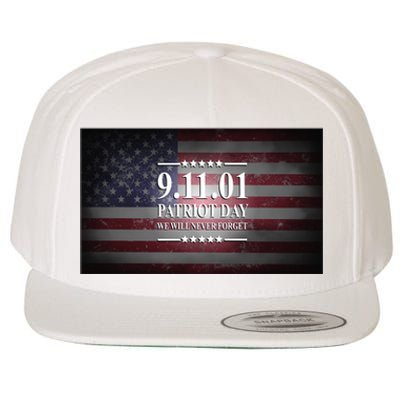 9.11.01 Patriot Day 20th Anniversary Wool Snapback Cap