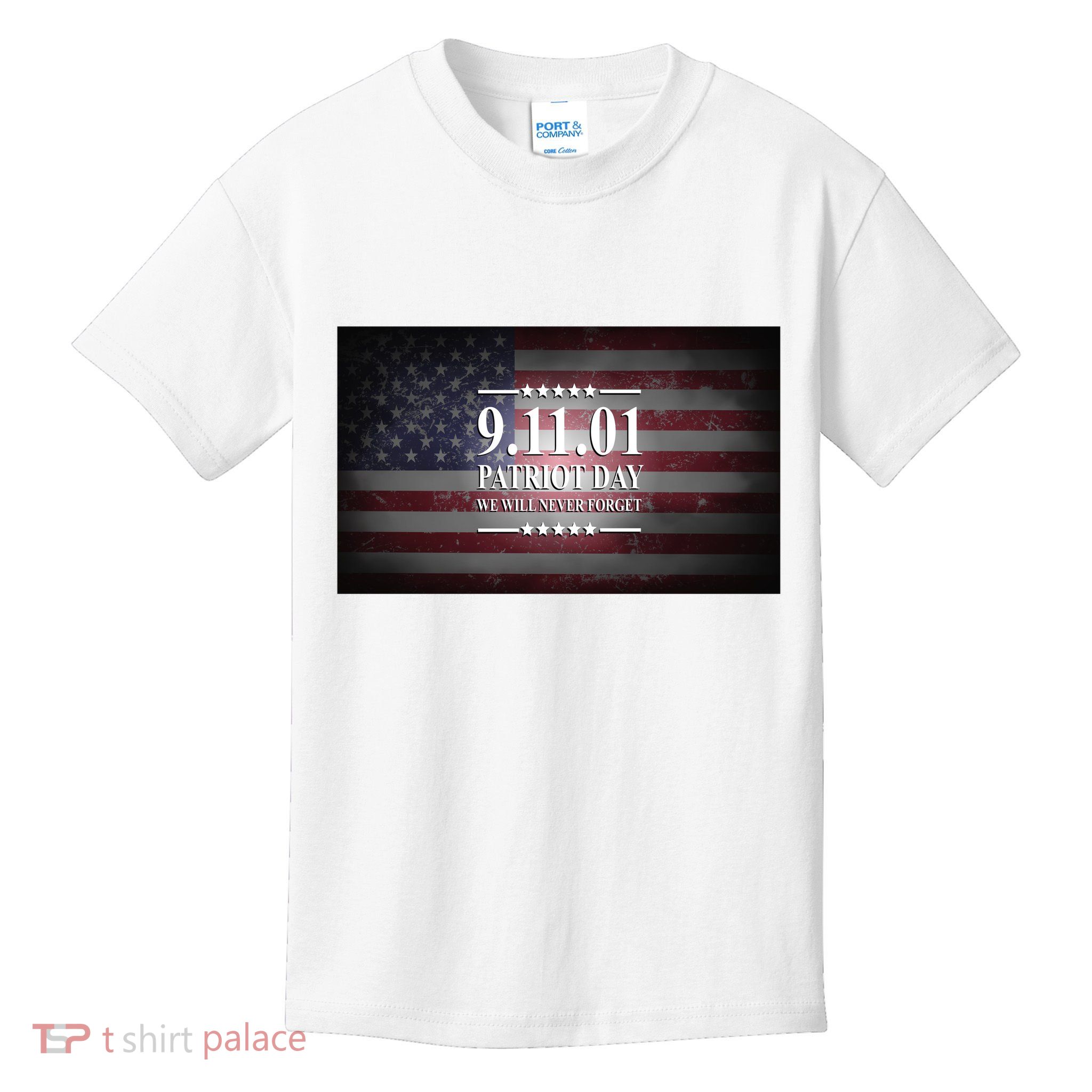 9.11.01 Patriot Day 20th Anniversary Kids T-Shirt