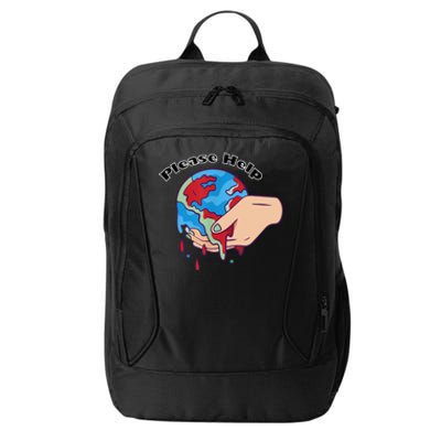 9krys Please Help Earth Planet Be Save City Backpack