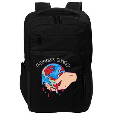 9krys Please Help Earth Planet Be Save Impact Tech Backpack