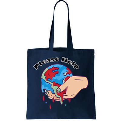 9krys Please Help Earth Planet Be Save Tote Bag