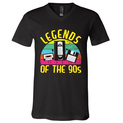 90s Party Outfit 90s Costume Legends 90s V-Neck T-Shirt