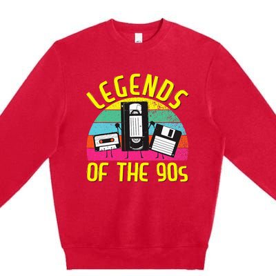 90s Party Outfit 90s Costume Legends 90s Premium Crewneck Sweatshirt