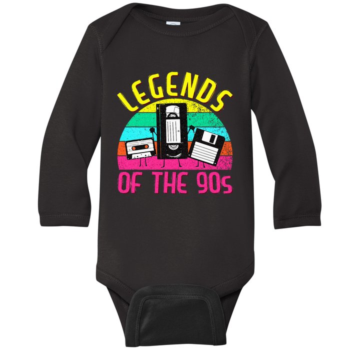 90s Party Outfit For Women & Men 90s Costume Legends 90s Baby Long Sleeve Bodysuit